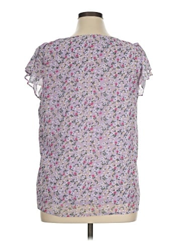 Allegra K Short Sleeve Blouse (view 2)