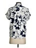 Samsoe Samsoe Floral Blue Short Sleeve Blouse Size S - photo 2