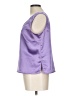 Milano 100% Polyester Purple Sleeveless Blouse Size L - photo 5