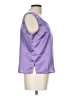 Milano 100% Polyester Purple Sleeveless Blouse Size L - photo 4