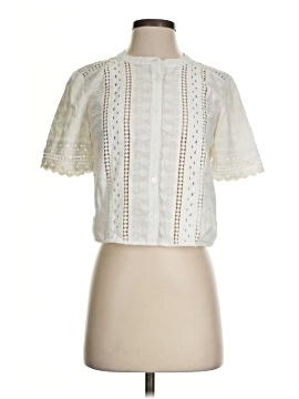 Veronica Beard Short Sleeve Blouse