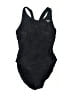 Speedo Solid Black One Piece Swimsuit Size L - photo 1