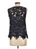 En Creme Black Sleeveless Blouse Size L - photo 2