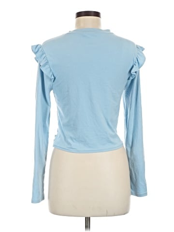 Aqua Long Sleeve T-Shirt (view 2)
