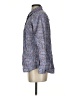 Christopher & Banks 100% Cotton Tweed Blue Long Sleeve Button-Down Shirt Size S - photo 5