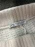 Zara Chevron-herringbone Ivory Shorts Size M - photo 3