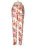 Bernard Zins 100% Polyester Floral Red Casual Pants Size 8 - photo 1