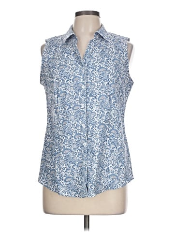 Talbots Sleeveless Button-Down Shirt (view 1)