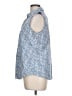 Talbots Blue Sleeveless Button-Down Shirt Size 10 - photo 5