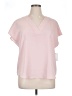 Apt. 9 Pink Short Sleeve Blouse Size XL - photo 1