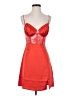 Selfie Leslie 100% Polyester Orange Cocktail Dress Size S - photo 1
