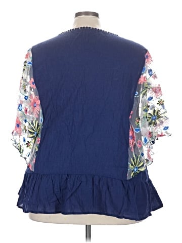 Suzanne Betro 3/4 Sleeve Blouse (view 2)