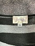 Lavish Stripes Gray Short Sleeve Top Size XL - photo 7