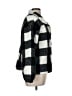 Ann Taylor LOFT 100% Polyester Checkered-gingham Black Fleece Size M - photo 4