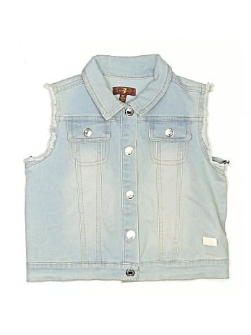 7 For All Mankind Denim Vest (view 1)