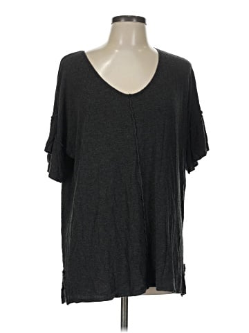 Bordeaux Short Sleeve Top (view 1)