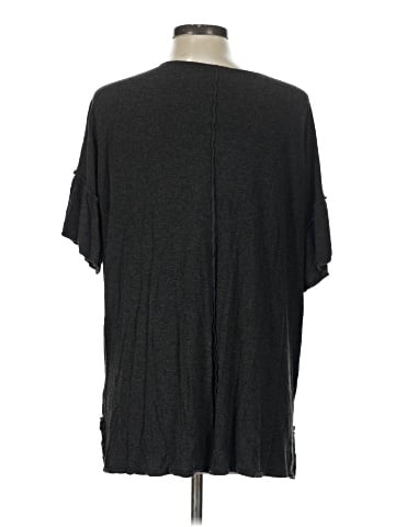 Bordeaux Short Sleeve Top (view 2)