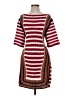 Dsquared2 Stripes Red Casual Dress Size XS - photo 1