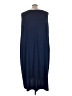 Catherines Solid Blue Casual Dress Size 5X - photo 2