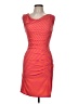 Laundry by Design Stripes Orange Cocktail Dress Size 6 - photo 1