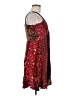 Assorted Brands 100% Rayon Paisley Red Cocktail Dress Size 6 (estimated) - photo 4