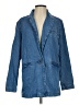 American Eagle Outfitters Solid Blue Denim Jacket Size S - photo 1