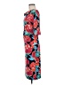 Alex Marie Print Red Casual Dress Size M - photo 5