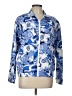 Southern Lady Print Blue Track Jacket Size 10 - photo 1