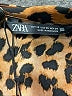 Zara Animal Print Brown Long Sleeve Blouse Size XS - photo 7