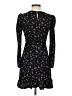 MNG Floral Black Casual Dress Size 4 - photo 2