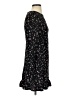 MNG Floral Black Casual Dress Size 4 - photo 4