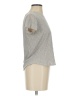 H&M Tweed Silver Short Sleeve T-Shirt Size S - photo 4