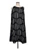 Apt. 9 100% Polyester Stripes Black Casual Dress Size 1X - photo 1