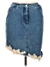 AMI Blue Denim Skirt Size 8 - photo 1