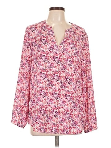 Adrianna Papell Long Sleeve Blouse (view 1)