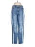 7 For All Mankind Stripes Blue Jeans Size 27 waist - photo 1