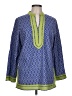 Avon Blue 3/4 Sleeve Blouse Size L - photo 1