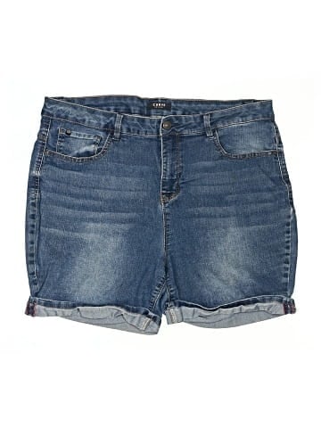 Curve Appeal Denim Shorts (view 1)