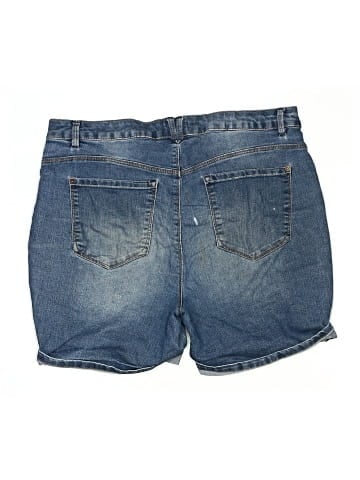Curve Appeal Denim Shorts (view 2)