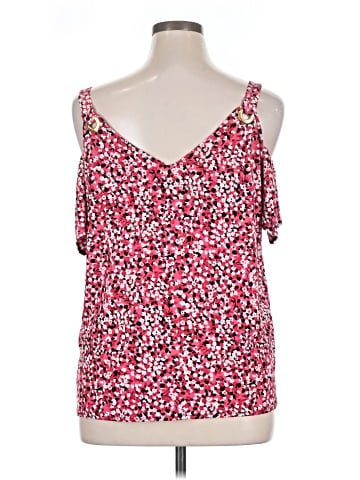 MICHAEL Michael Kors Short Sleeve Blouse (view 2)