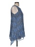 Fever 100% Polyester Blue Sleeveless Blouse Size M - photo 4