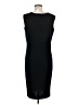 MING WANG Solid Black Casual Dress Size M - photo 2