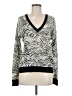 Majestic Filatures Animal Print Black Pullover Sweater Size Med (2) - photo 1