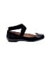 Jessica Simpson 100% Leather Black Flats Size 7 1/2 - photo 1