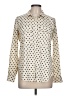 Kut from the Kloth Polka Dots Ivory Long Sleeve Blouse Size L (estimated) - photo 1