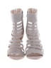 Vince Camuto 100% Leather Silver Sandals Size 9 - photo 2