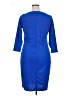 Ella Samani Solid Blue Casual Dress Size 1X - photo 2
