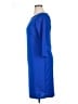 Ella Samani Solid Blue Casual Dress Size 1X - photo 5