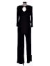 Annabelle Solid Black Jumpsuit Size L - photo 2