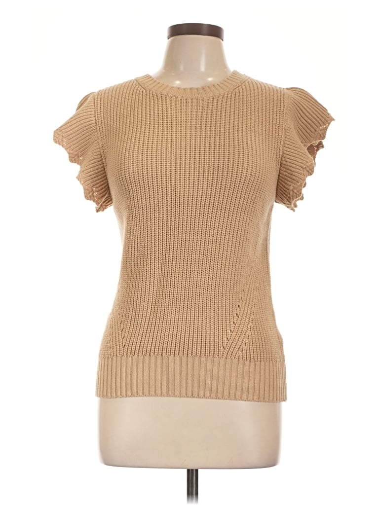 Pre-owned Newbury Kustom Sweater Vest In Tan